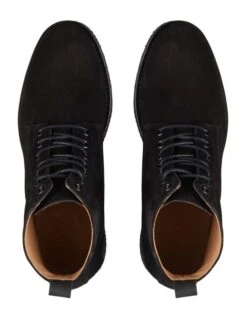 Sahara Suede Military Boots In Black -Dune London Shoes Shop 914807260 4 1 720x928