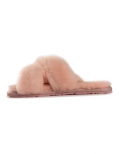 Sheepskin Wool Brighton Pale Pink Slippers -Dune London Shoes Shop 920807290 5 720x928