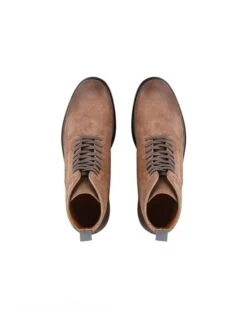 Wheeler Suede Military Boots In Taupe -Dune London Shoes Shop 921194560 3 720x928