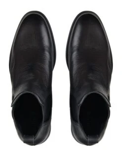 Harley Leather Chelsea Boots In Black -Dune London Shoes Shop 923393890 3 720x928