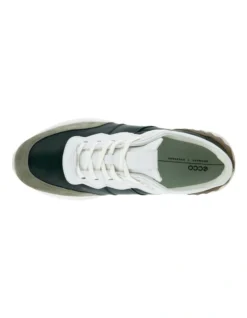 ECCO Astir Sneaker In White/Green -Dune London Shoes Shop 924460840 3 720x928