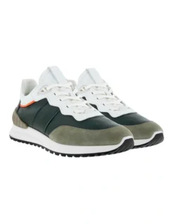 ECCO Astir Sneaker In White/Green -Dune London Shoes Shop 924460840 5 720x928