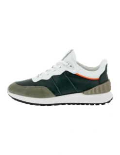 ECCO Astir Sneaker In White/Green -Dune London Shoes Shop 924460840 6 720x928