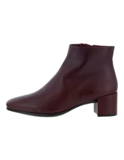 ECCO Shape 35 Squared Ankle Boots In Dark Brown -Dune London Shoes Shop 924491890 3 720x928