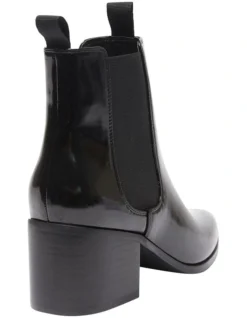 Faller Boots In Black Hi Shine -Dune London Shoes Shop 928435240 4 720x928