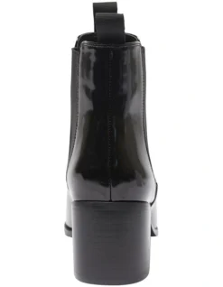 Faller Boots In Black Hi Shine -Dune London Shoes Shop 928435240 5 720x928