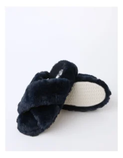 SOHO Aspen Slipper In Navy -Dune London Shoes Shop 929314720 5 720x928