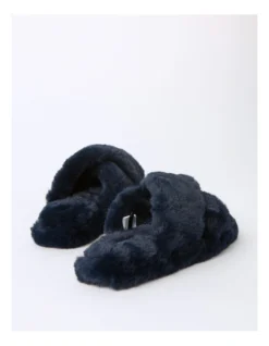 SOHO Aspen Slipper In Navy -Dune London Shoes Shop 929314720 6 720x928