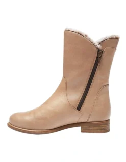 Baldwin Boots In Taupe Glove -Dune London Shoes Shop 929315170 3 720x928
