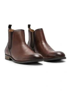 Kingsview Road Chelsea Boot In Cognac -Dune London Shoes Shop 931123900 6 720x928