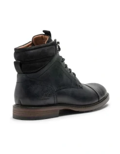 Dunedin Military Boot In Onyx Wash -Dune London Shoes Shop 931136410 5 720x928