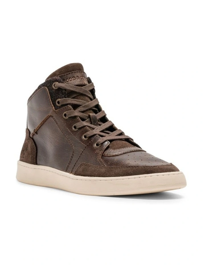Sussex High Street Sneaker In Chocolate Wash 2 Sussex High Street Sneaker In Chocolate Wash - Image 2