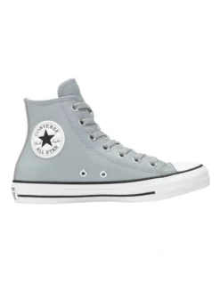 Converse Chuck Taylor All Star Tumbled Leather Sneaker In Ash Stone