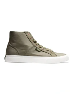 DC Manual Textile High-Top Shoes In Olive/Military
