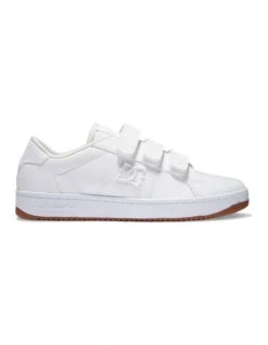 DC Striker V Le Leather Shoes In White