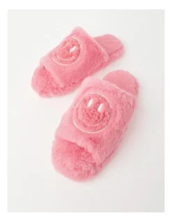 SOHO Smiley Slipper In Pink And White -Dune London Shoes Shop 936479800 3 720x928