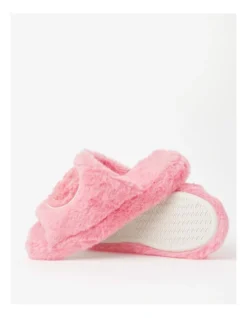 SOHO Smiley Slipper In Pink And White -Dune London Shoes Shop 936479800 4 720x928