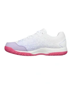 Skechers Viper Court Netball Shoe In White/Lavender 7 Skechers Viper Court Netball Shoe In White/Lavender -Dune London Shoes Shop 936812890 3 720x928