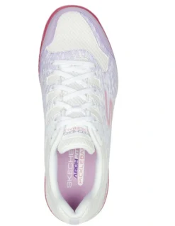 Skechers Viper Court Netball Shoe In White/Lavender 9 Skechers Viper Court Netball Shoe In White/Lavender -Dune London Shoes Shop 936812890 5 720x928