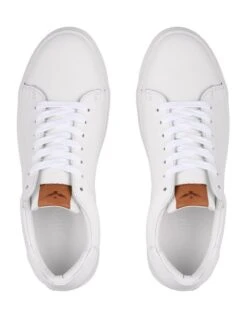 Deco 2.0 Leather Sneakers In White -Dune London Shoes Shop 938897200 4 720x928