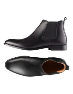 Dexter Leather Chelsea Boots In Black -Dune London Shoes Shop 938897470 3 1 720x928
