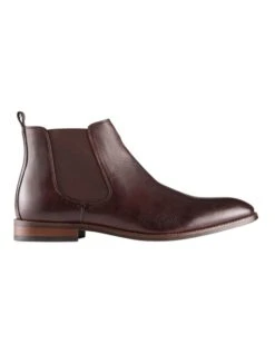 Dexter Leather Chelsea Boots In Brown