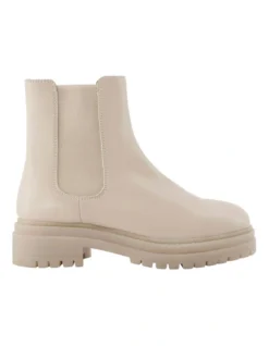 Dune London Palles Boot In Ecru