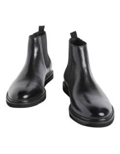 French Connection Zach Leather Chelsea -Dune London Shoes Shop 940098250 3 720x928