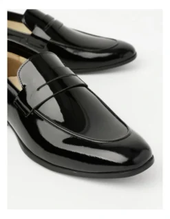 Alexei Penny Loafer In Black -Dune London Shoes Shop 940221550 5 720x928