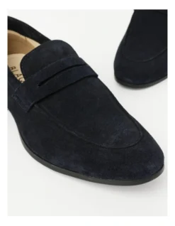 Austin Suede Loafer Loafer In Navy -Dune London Shoes Shop 940221730 4 720x928