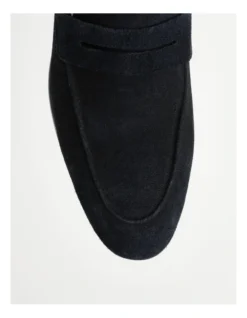 Austin Suede Loafer Loafer In Navy -Dune London Shoes Shop 940221730 5 720x928