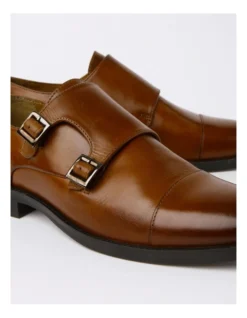 Blaine Double Monk Strap Slip On In Tan -Dune London Shoes Shop 940222000 5 720x928