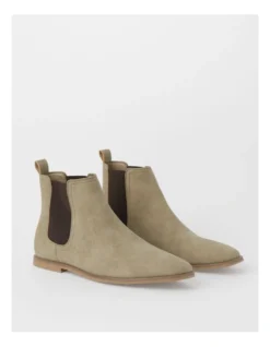 Emmett Chelsea Boot In Taupe -Dune London Shoes Shop 941924530 3 720x928