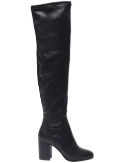Yates Boots In Black Smooth