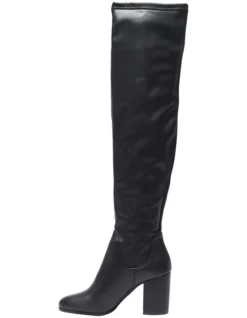 Yates Boots In Black Smooth -Dune London Shoes Shop 942218200 3 720x928