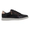 Hush Puppies Mimosa Perf Sneaker In Black/Copper