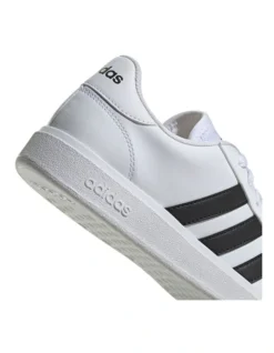 ADIDAS Grand Court Lifestyle Court Casual Shoes In White/Black -Dune London Shoes Shop 944740000 6 720x928