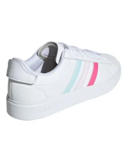 ADIDAS Grand Court Cloudfoam Shoe In White Multi -Dune London Shoes Shop 944740090 4 720x928