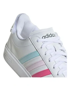 ADIDAS Grand Court Cloudfoam Shoe In White Multi -Dune London Shoes Shop 944740090 5 720x928