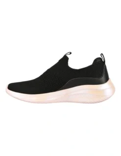 Skechers Ultra Flex 3.0 Shoe In Black/Light Pink -Dune London Shoes Shop 945703270 3 720x928