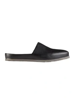Fairmont Leather Slippers In Black