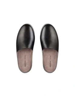 Fairmont Leather Slippers In Black 5 Fairmont Leather Slippers In Black -Dune London Shoes Shop 946548370 3 720x928