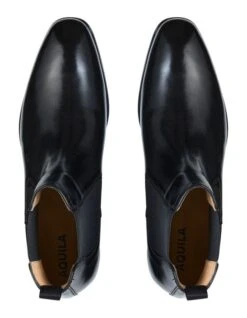 Bronson Leather Chelsea Boots In Black -Dune London Shoes Shop 946675180 3 720x928