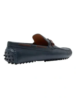 Oxford Jojo Leather Driver Loafers In Navy -Dune London Shoes Shop 948937060 4 720x928