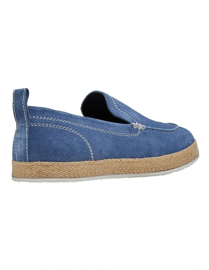 Oxford Joseph Suede Espadrille Shoes In Cobalt Blue 4 Oxford Joseph Suede Espadrille Shoes In Cobalt Blue - Image 4