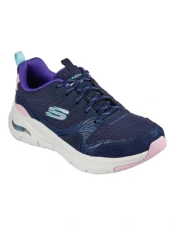 Skechers Arch Fit Vista View Sneaker In Navy