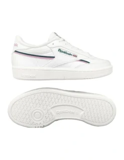 Reebok Club C Vegan 85 Sneaker In White/Pink -Dune London Shoes Shop 949663630 3 720x928