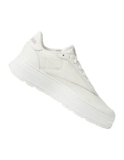 Reebok Club C Double Geo Sneaker In Chalk White