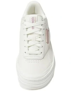 Reebok Club C Double Geo Sneaker In Chalk White -Dune London Shoes Shop 949664170 6 720x928