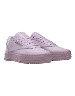 Reebok Club C Double Geo Sneaker In Purple 7 Reebok Club C Double Geo Sneaker In Purple -Dune London Shoes Shop 949664350 3 720x928